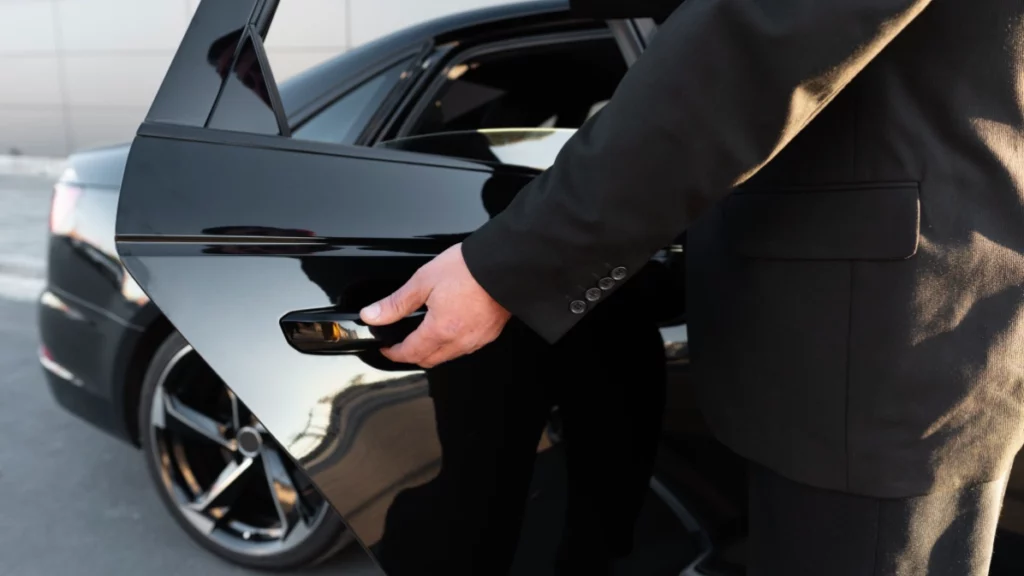 Luxury Franklin Park Zoo shuttle SUV with professional chauffeur in Boston