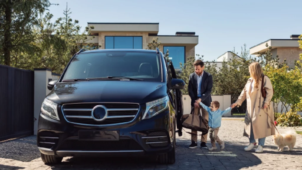 Luxury limousine service in Haverhill MA with professional chauffeur