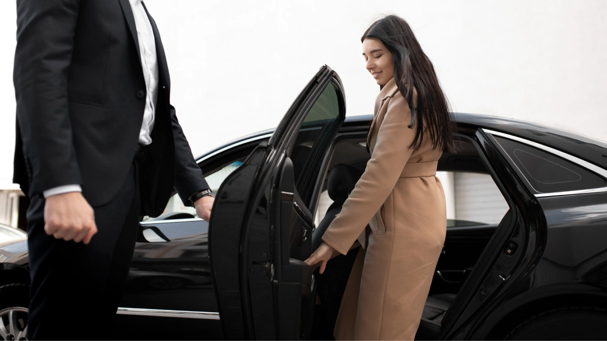 Professional limo service Lowell MA with luxury black car