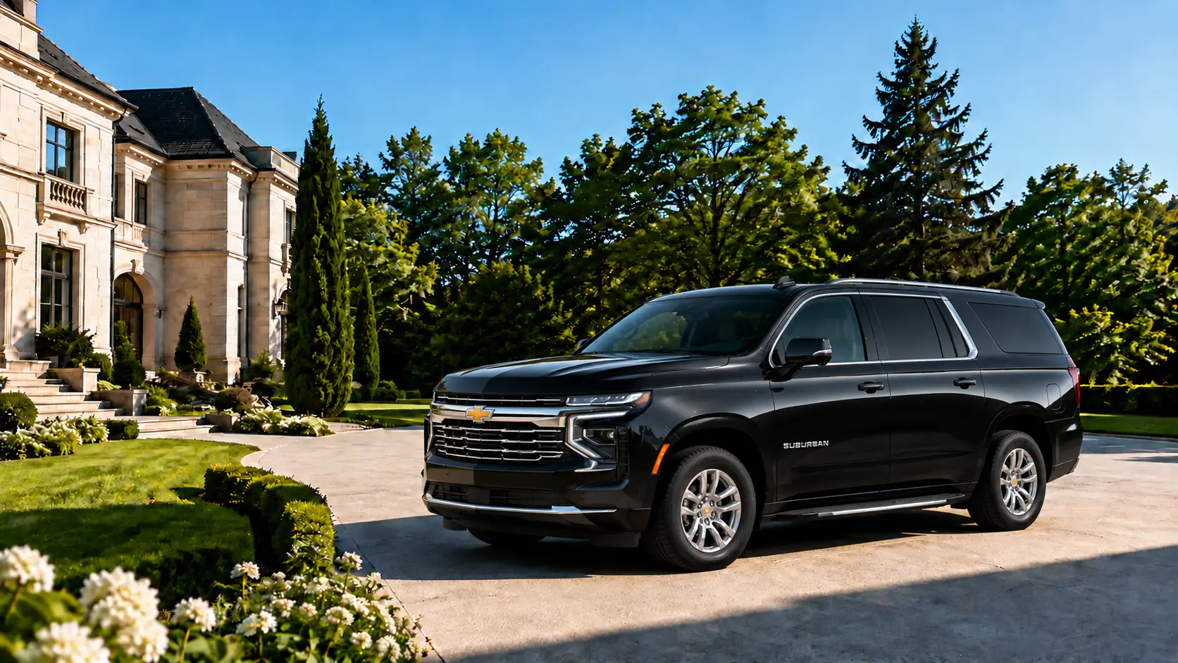 Luxury SUV Car Service Boston with Chevrolet Presence